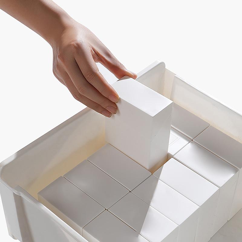 White Photocards Storage Box Korean Idol Card Organizer Storage Case Desk Container School Stationery Candy Holder Gift Decor