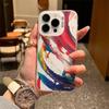 Watercolor Splashing Ink for Apple 15Promax Mobile Phone Case iPhone16Pro Premium 14Pro New 17 Fashion