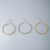 Cross Border Fashion Versatile Creative Airplane Chain Foot Chain Beach Style Fashion Trend Inlaid Rhinestone Three Piece Set Foot Chain