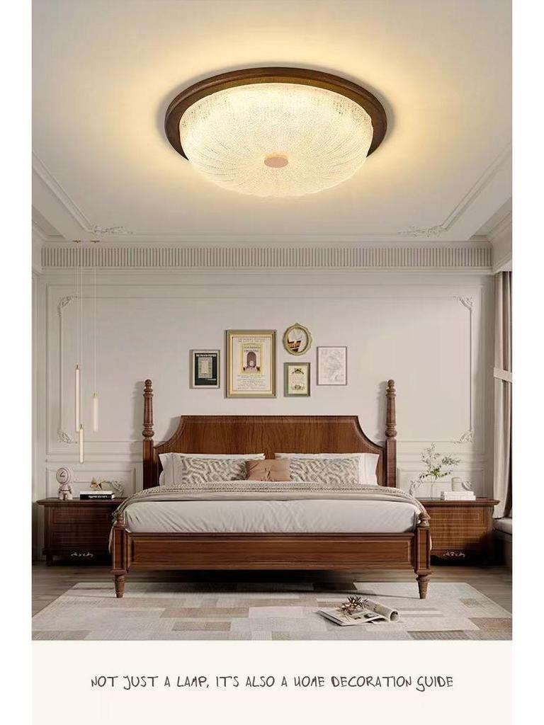 Mid-Century Modern Ceiling Light for Bedroom, Balcony, Stairway & Hallway - 2025 New Round Design.