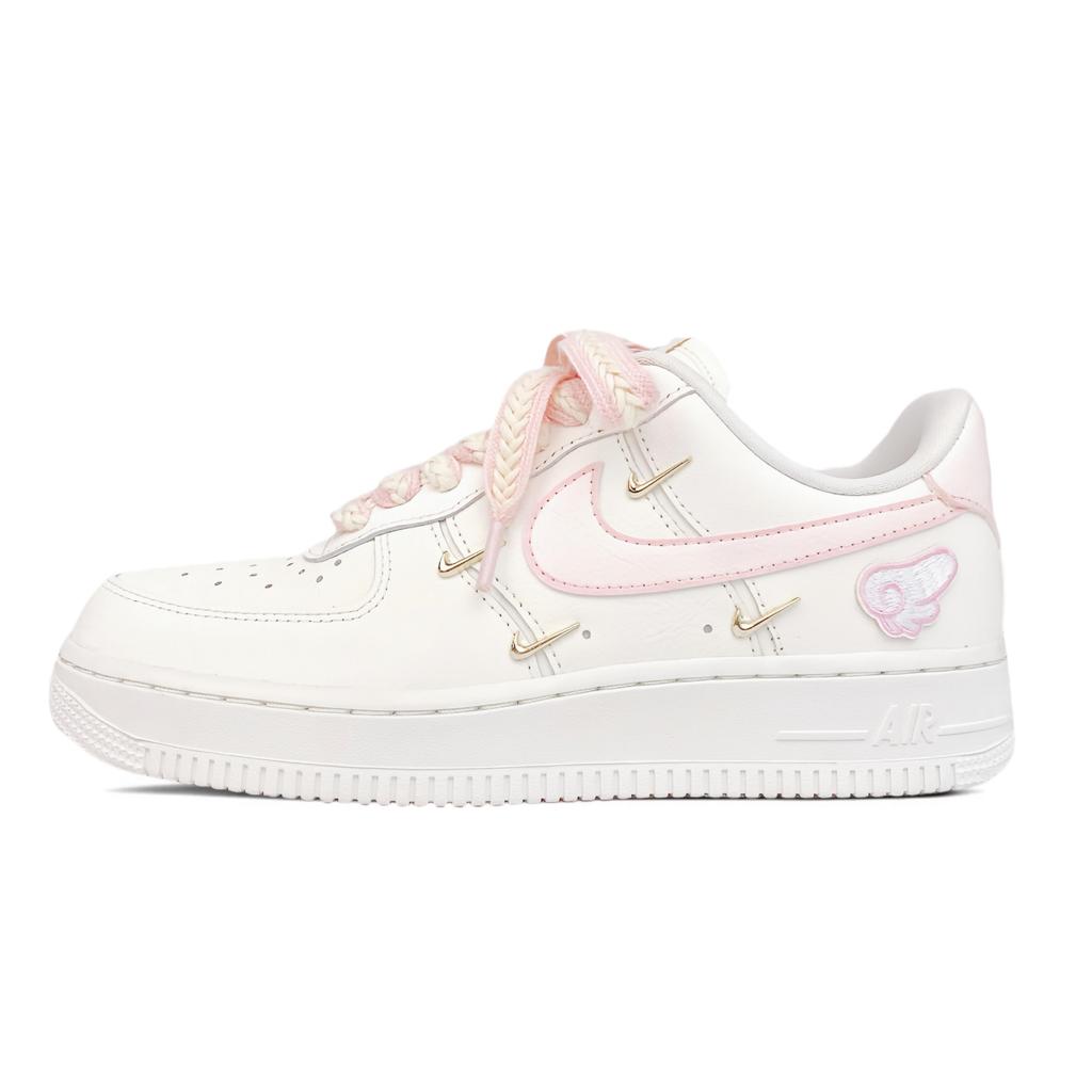 Nike Air Force 1 Abrasion Resistant Low top Skateboard Shoes Women's Cherry Blossom Pink FV3654-111(Team74-)