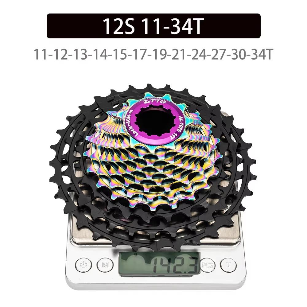 ZTTO Ultralight 11/12 Speed Road Bike Cassette 11s 12s 11-28/30/32/34/36T ULT Sprocket Freewheel 112g~146g 11V 12V Gravel K7 HG