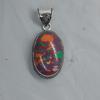 RAINBOW MOSAIC JASPER 925 Sterling Silver Pedant, Designer Turquoise Pendant