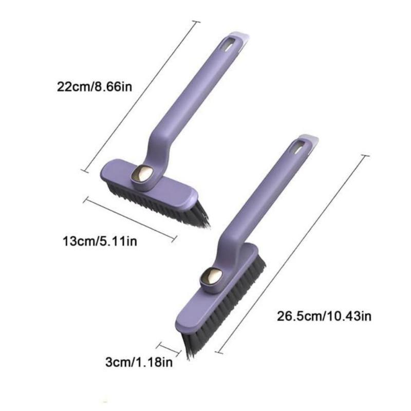 Multi-Function Rotating Crevice Cleaning Brush Kitchen Toilet Tile Joints Dead Angle Crevice Gap Cleaner Brush for Shower Floor