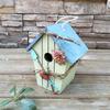 Wood Birdhouse Hanging Nest Yard Backyard Park Farmhouse Branch Fence Porch Patio Balcony Birdcage House Indoor Outdoor Cage