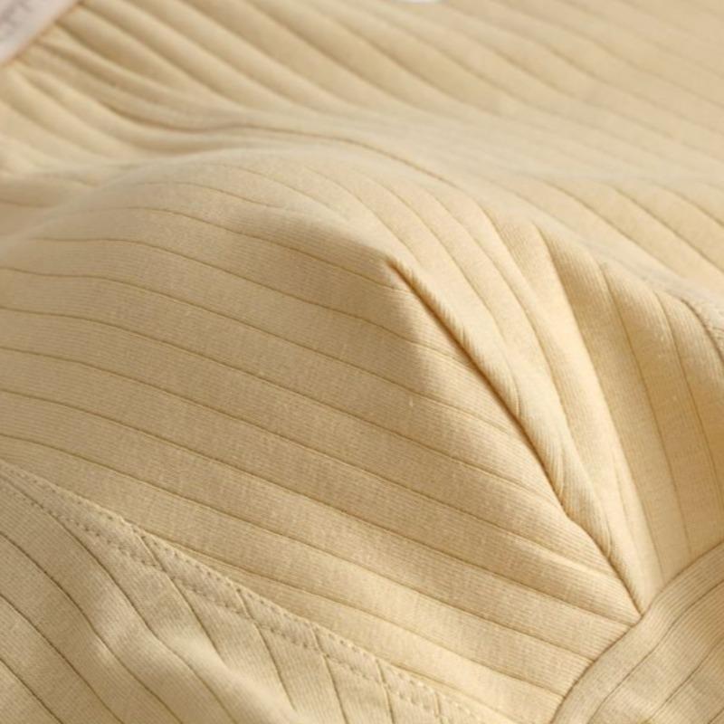 Men's Retro Style Cotton Boxer Panties, Soft and Breathable with Striped Design