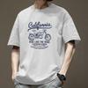 Men's Summer Black Retro Trend T-Shirt: American, Japanese, Korean Style