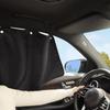 Car Side Window Sun Shade Curtain 2PCS UV Protection Heat Insulation Privacy Shield for Family Road Trip Comfort
