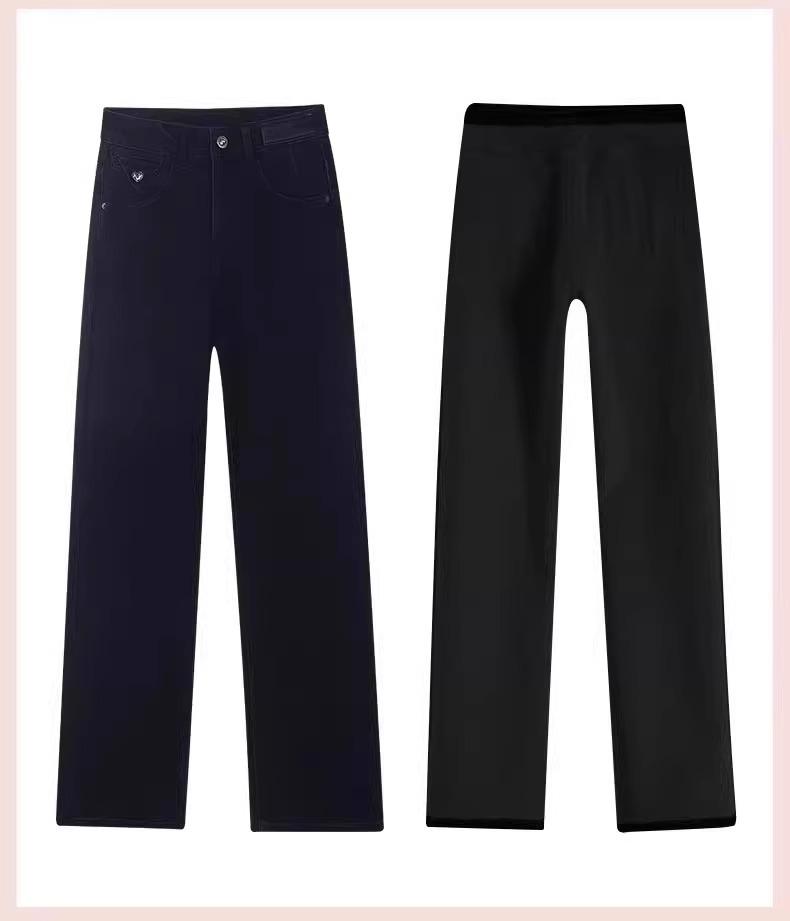 High Waist Slimming Black Jeans for Women - Spring & Autumn 2025 Collection