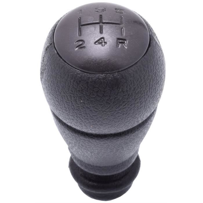POMELLO DEL CAMBIO NERO ( 5 VELOCITÀ ) previsto per CITROEN BERLINGO II (DAL 2002) e; PEUGEOT PARTNER 2 (DAL 2002)