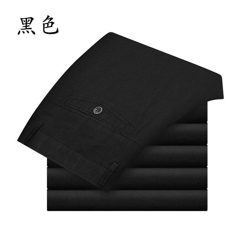 Summer Mens Casual Ting Trousers Fashion Pants Male Brand Solid Color Trousers High Quality A62