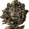 3 Statue with Base Animal Collectible Figurine Tabletop Shelf Arrangement Feng Shui Decoration