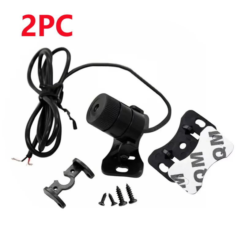 1/2/3PC Car Auto LED Laser Fog Light Vehicle Anti-Collision Taillight Brake Warning Lamp Cool Car End Rear Tail Fog