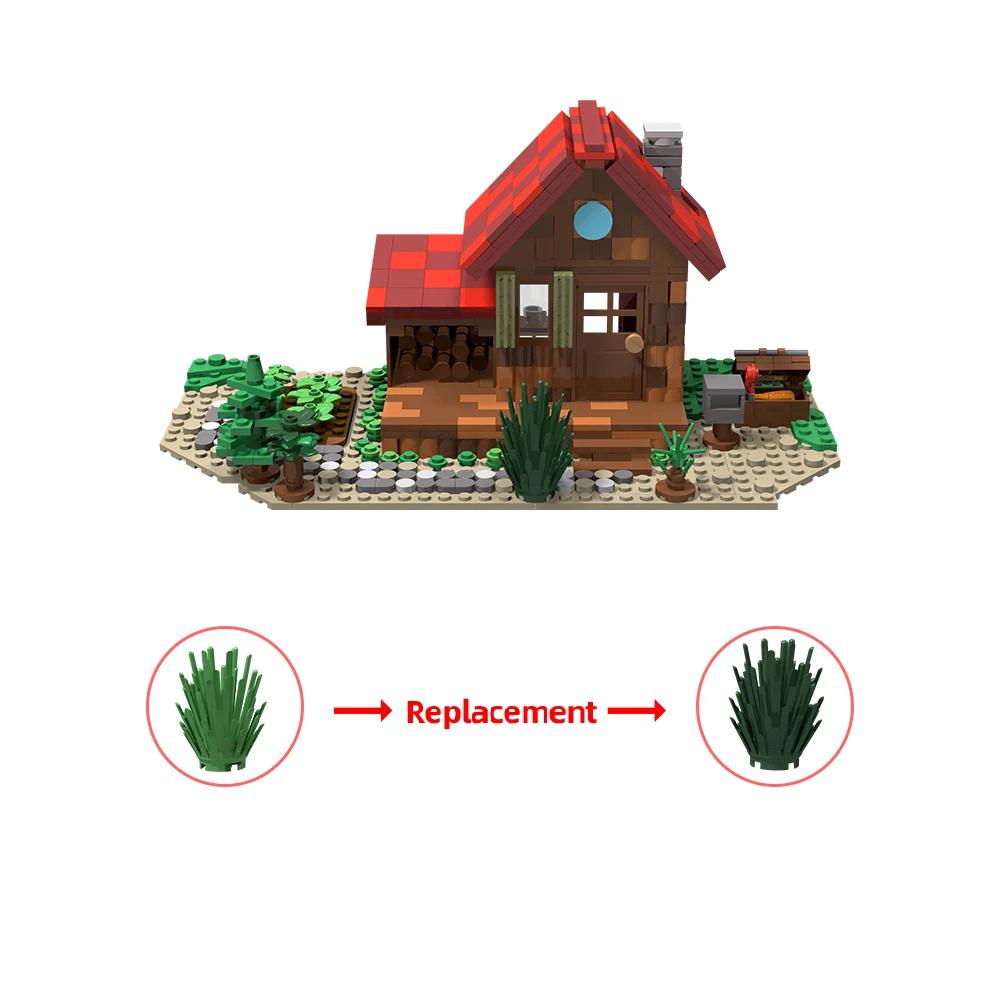 Non-Toxic Gobricks Moc Stardew Valley Farmhouse Bricks Medieval Creative Building Blocks Toys Gift