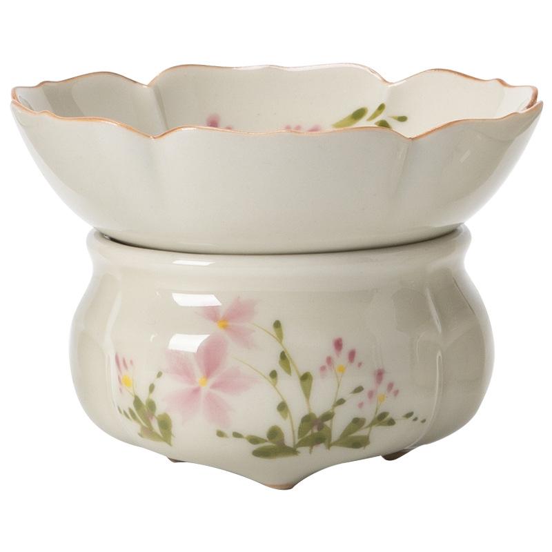 

Расписанный вручную маленький ромашковый фарфоровый фильтр высокого класса, бытовой чайный отсек, посуда для чая кунг-фу