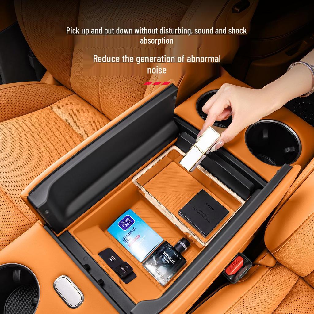 Ideal i8i6 Armrest Storage Box Silicone Pad for Car Console Interior Decoration & Modification Accessories