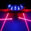 Bicycle Laser Parallel Line Taillight Waterproof Mountain Bike 2 Lasers Starry Sky 5LED Laser Taillight Safety Warning Taillight