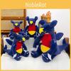 Plush Garchomp Toy With Pp Cotton And Embroidery Design For Kids Gift