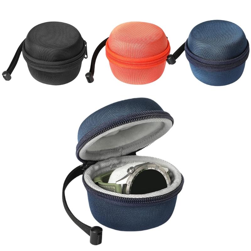 Portable Single Watch Storage Case Organizers Secure Zippered Travel Box for Smartwatch Jewelry Small Items Accessories