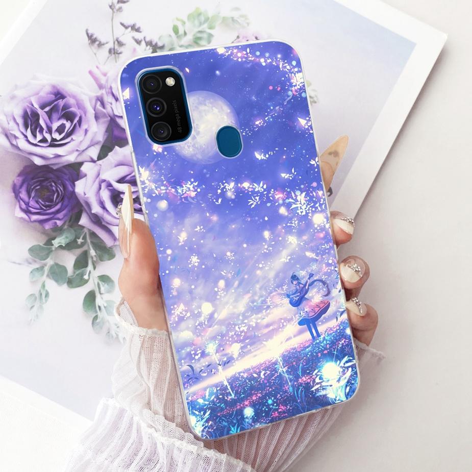 For Samsung Galaxy M21 Case SM-M215F New Fashion Painted Cover Soft Silicone Case For Samsung M21 2021 M 30 s Galaxy M30s Fundas