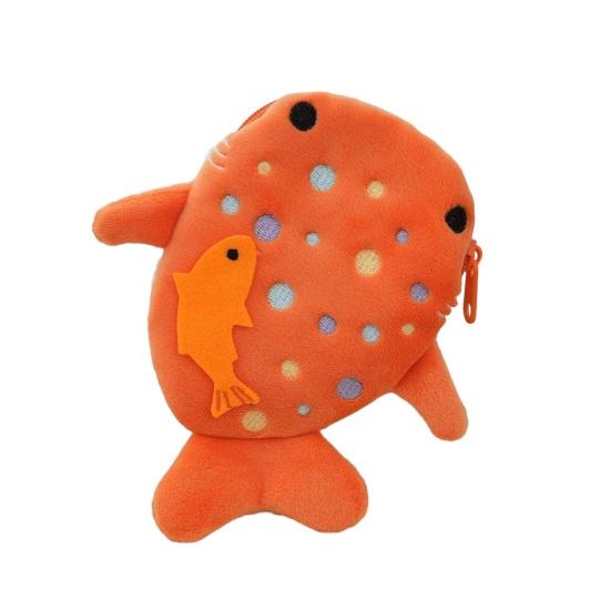 

Women Coin Purse Cartoon Colorful Shark Design Zipper Closure Small Wallet Kids Small Item Organizer Small Accessory Pouch