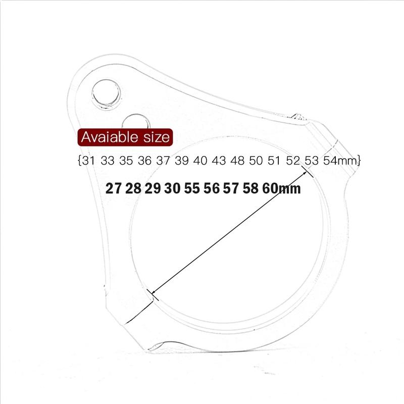 27-60MM 30mm 32mm 33mm 35mm 37mm 39mm 41MM Universal Motorcycle Aluminium Steering Damper Fork Frame Mounting Clamp Bracket