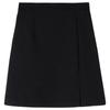 Women's Sexy Skirt Short Solid Zipper Split A-line Skirts Mini Skirt