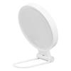 Double Sided Magnifying Mirror 1X 5X with LED Light and Folding Handle Table Top Vanity Mirror for