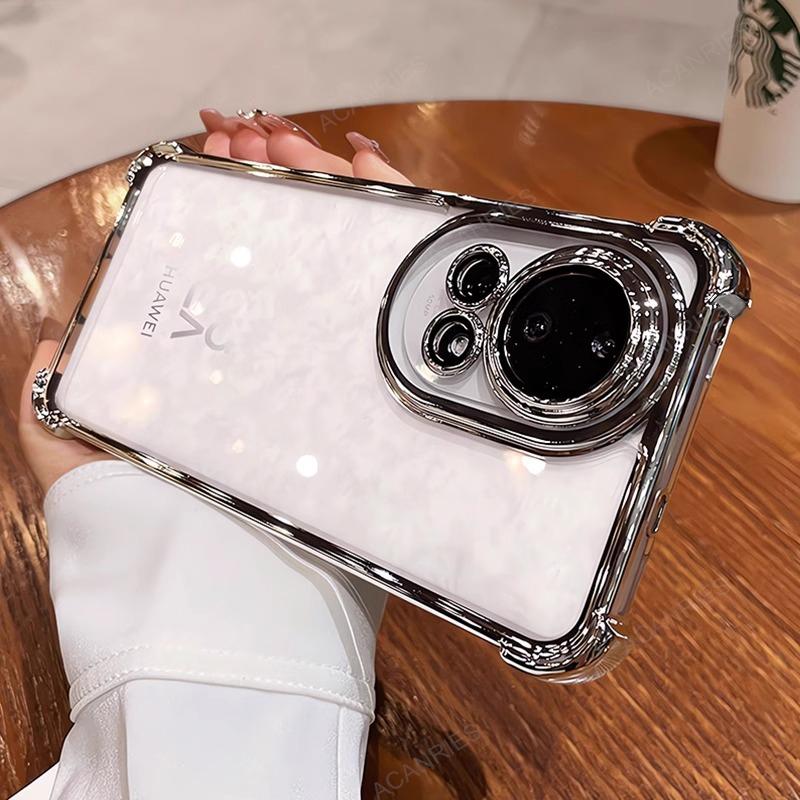 

Четыре угла утолщение ударопрочное покрытие силиконовый мягкий чехол для Huawei Nova 12 Ultra 11 Pro 12s 10 9 8 7 SE 5 6 крышка Nova12 Nova 11 серебряный