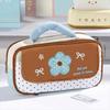 Large Capacity Pencil case Soft Handle Storage Bag Cute Style Pen Pouch  Student Use
