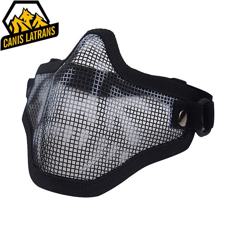 

Coyote Outdoor Live CS Tactical Mesh Mask - Durable Military Fan Face Protection Sandy A