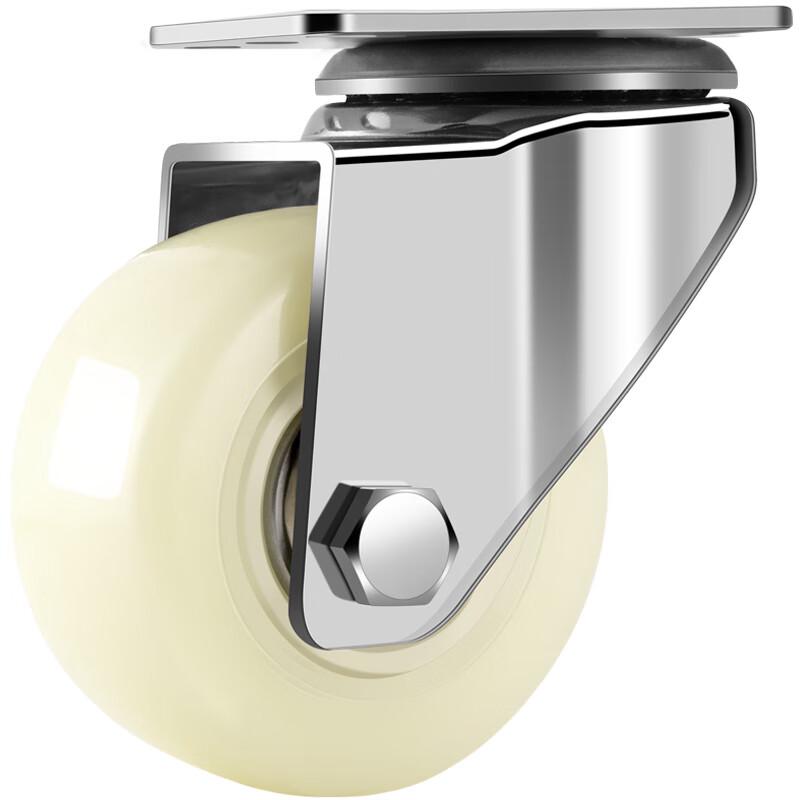 JNL 304 Stainless Steel Nylon Swivel Caster Wheel