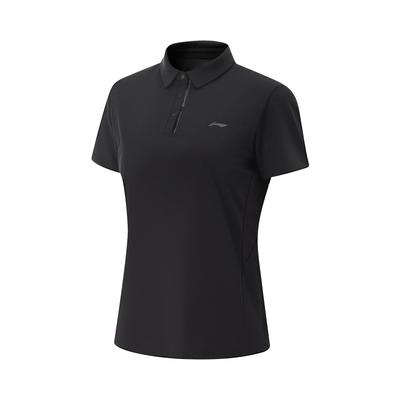 Série Fitness Esportivo Casual Simples Cor Sólida Ajuste Solto Manga Curta Camisa Polo Tops Femininos APLV016-1