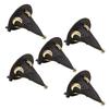 5pcs Mini Witch Hat Hair Pins Cute Hair Clips Halloween New Year Christmas Holiday Hair Decoration