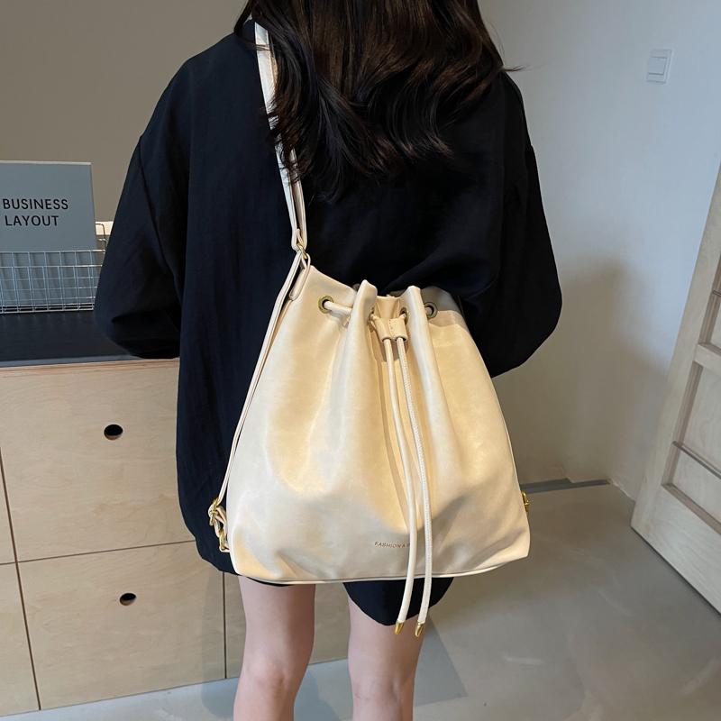 Dámské kožené crossbody kabelky luxusní designové dámské bucket bag dámské kabelky přes rameno móda