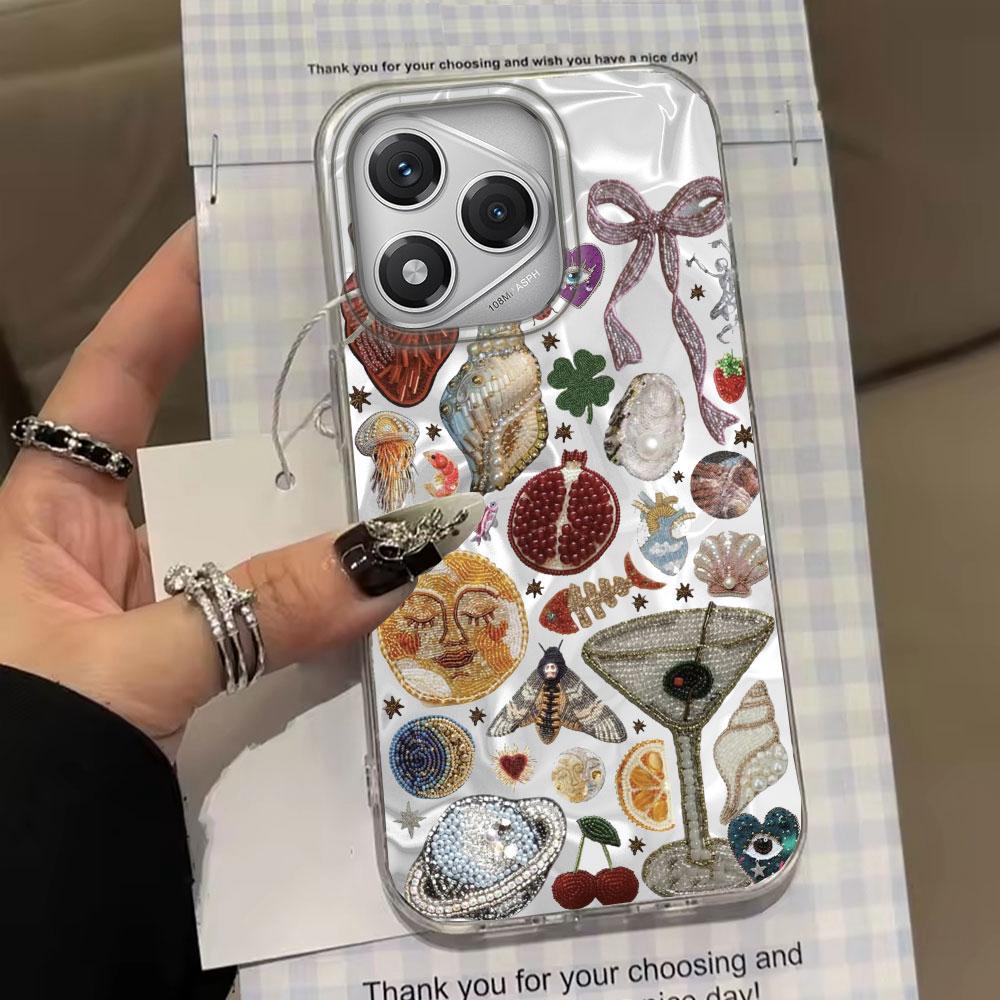 Чехол для телефона Planet Fruit Sun Eye Water Texture для Honor 400 200 90Smart Pro Magic7 6 5 70 Lite X9a X9c X8b X8a X8c X7c X6c