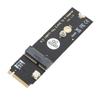 M.2 NGFF AE Key WiFi Bluetooth-Karte auf M.2 Key M SSD-Adapter für Intel AX200 AX201 AX210 M.2 Key M