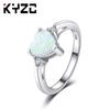 Mikro-Set Zirkon Ring Schmuck, Liebesherz Ring Schmuck.
