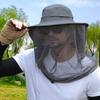 Men's Bucket Hat with Net Mesh For Solid Breathable Fishing Hat Outdoor Sports Fishing Gardening