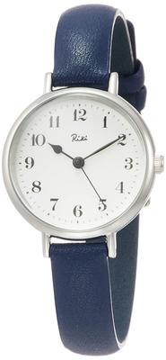 Seiko Riki AKQK445 Marine ClockBlue LeatherWomen's