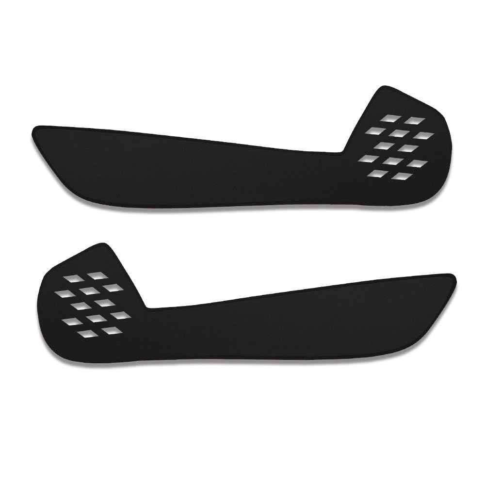 Black Leather Door Trim Guards for Suzuki Corsa Interior Made in Console Black Leather Kick Guards 2-Piece Fronx, Anti-Scratch Protector, Japan,