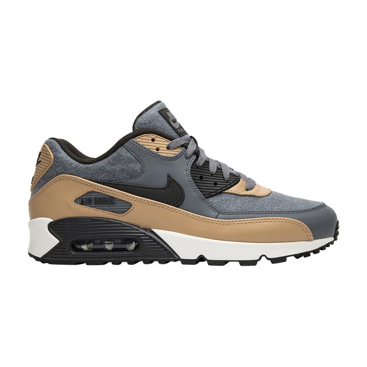 

Кроссовки унисекс Nike Air Max 90 Premium Wool Grey Cool-Grey Deep-Pewter-Mushroom-Wolf-Grey 700155-010