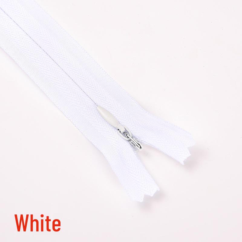 Zinc Alloy Pull Tab No. 3 Invisible Nylon Edge Zipper
