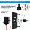 LED Präziser Dimmerschalter DC 12V 5A PWM Für Wohnmobil Wohnmobil Einstellbarer Helligkeitsregler Schalter Lampe O7I9