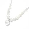 A Pearl Zircon Pendant Is Added To The Same Style of Pearl Necklace for Womens Light Luxury