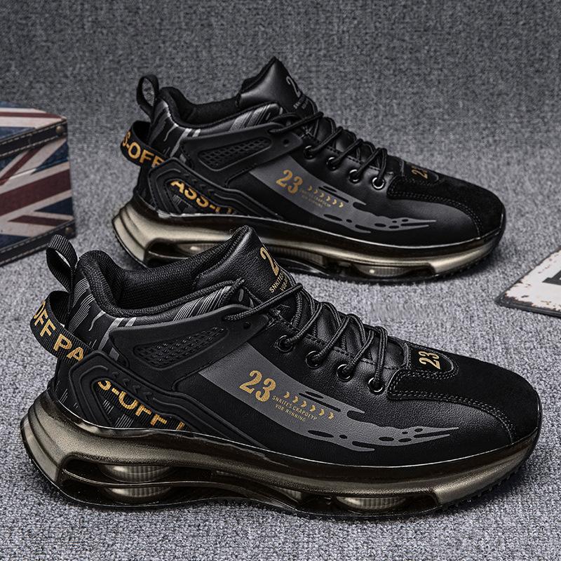 2025 beliebte Herrenschuhe für den Frühling neue Luftpolster Junior High School Schüler Laufschuhe trendige Sportschuhe lässige Dad Shoes