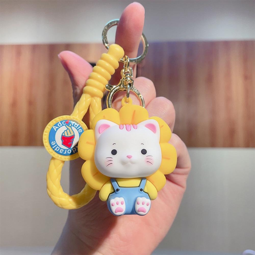 

Брелок в виде подсолнуха, брелок с мультяшным животным, подвеска в виде животного, сумка, аксессуары