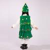 With Hat Christmas Tree Costume Decor Cosplay Performance Clothes Green Xmas Clothes  Kids Adults