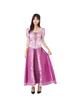 Rapunzel Dlouhé vlasy Princezna Kostým pro dospělé Cosplay Halloween Princezna šaty [Yousaku Co., Ltd.] Dámské (XL)