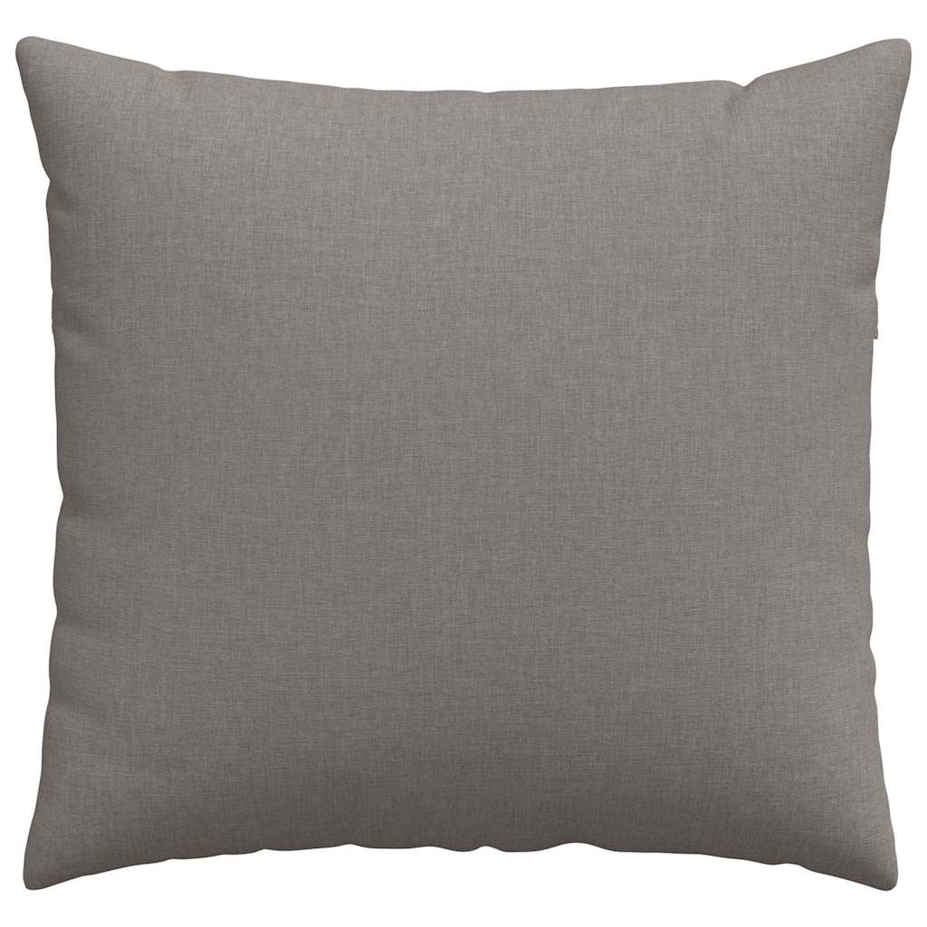 Sofa Cushions 2 Pcs Taupe 45 X 45 Cm Fabric